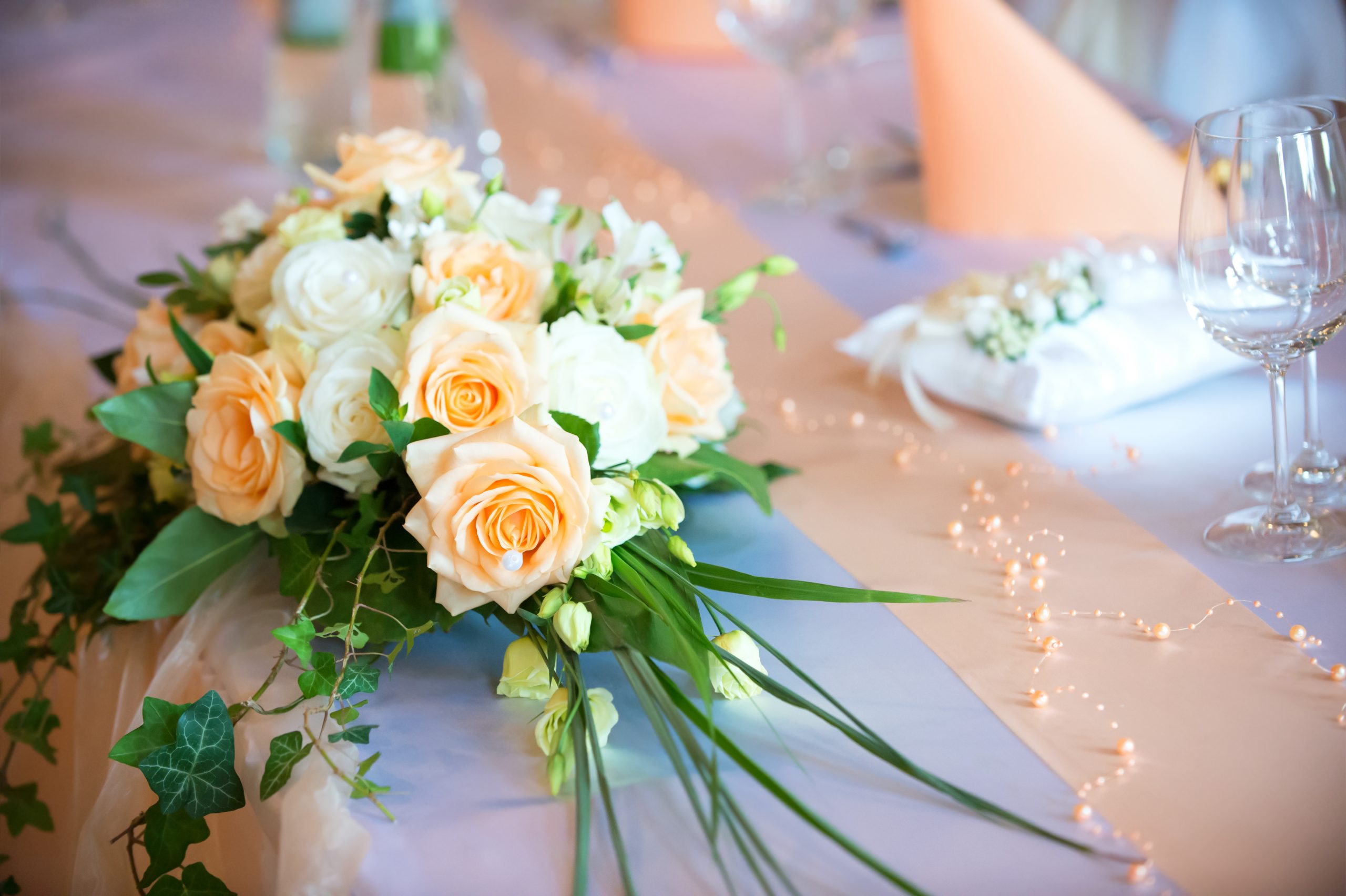 Magic Flowers Tischdeko Hochzeit